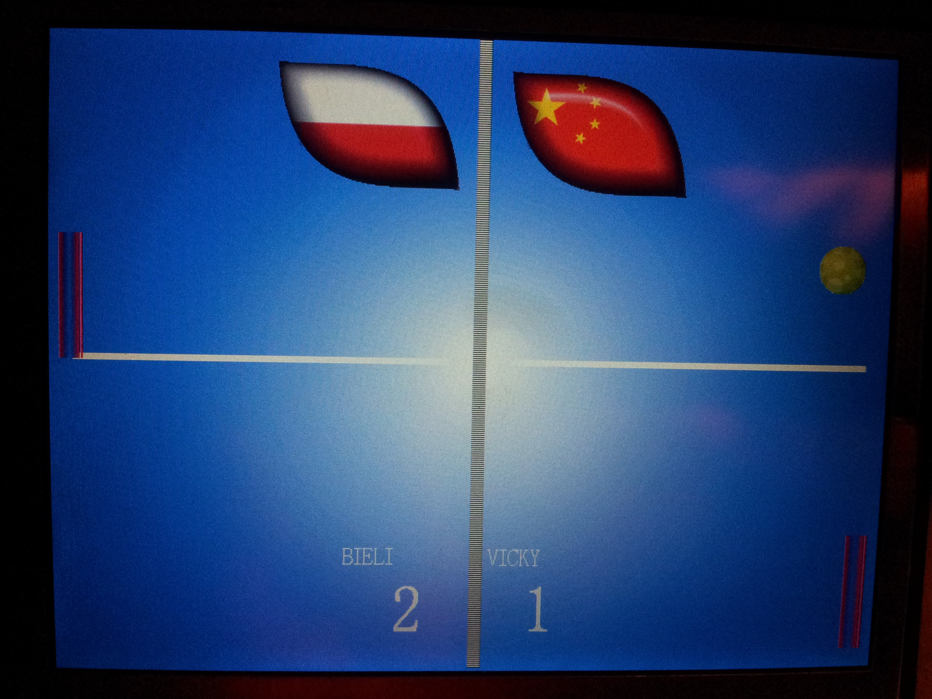   بازی PING PONG با لمسی LCD