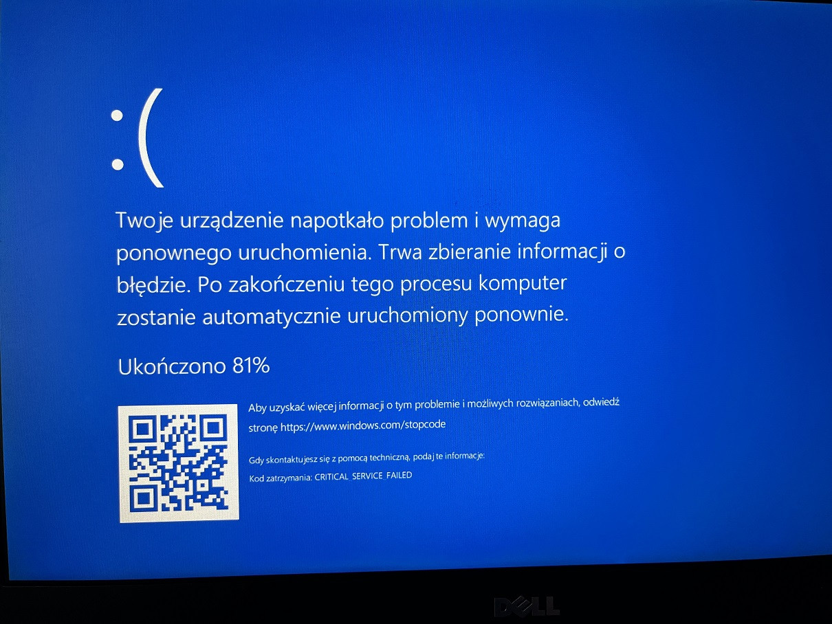 Rozwiązano Windows 10 pro Przywracanie po nieudanej aktualizacji