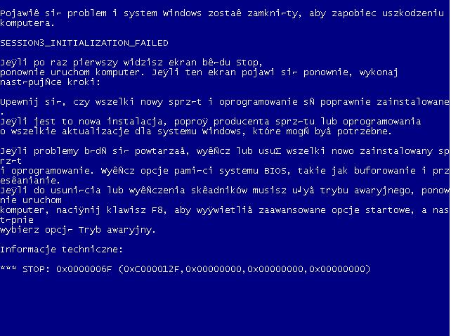 Blue Screen Windows Xp 2