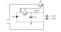 Migaj�ca dioda LED na 12VDC