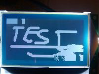 ATmega + LCD graficzny 132x65 (LT13264 kontroler SPLC501C)
