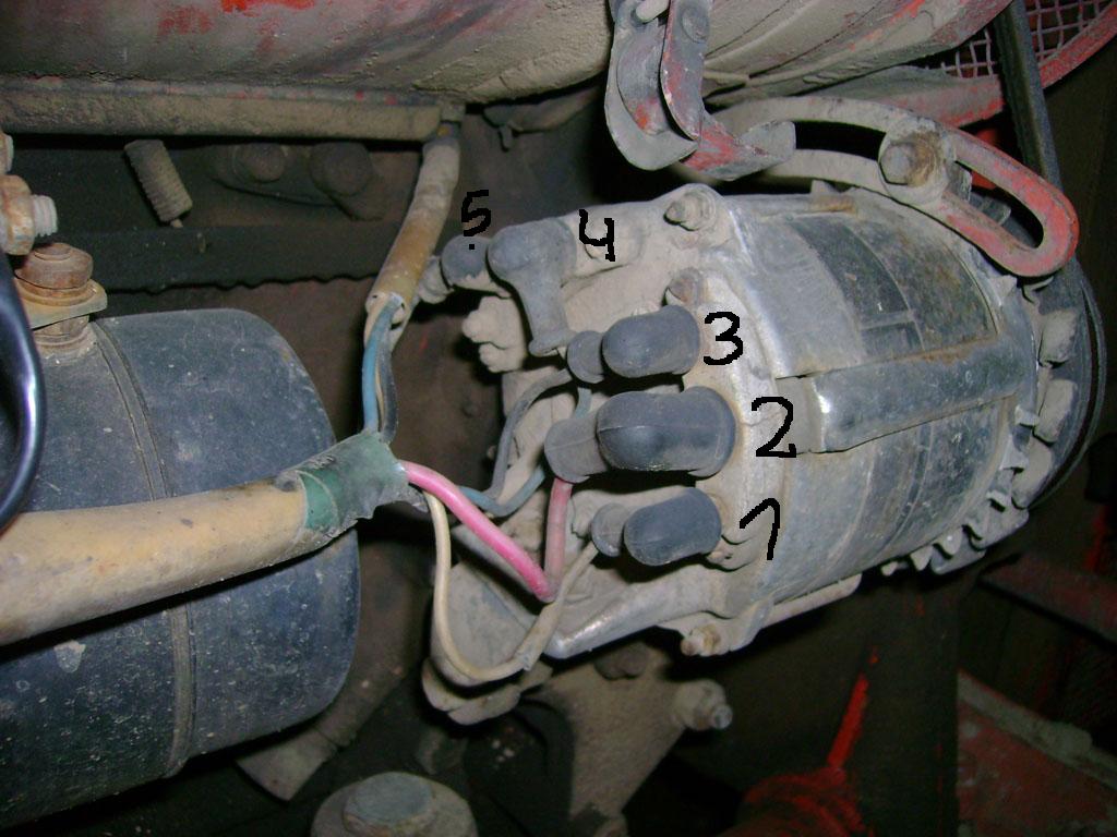 Brak ładowania w MTZ 82 z 90r alternator z 5 wyjściami