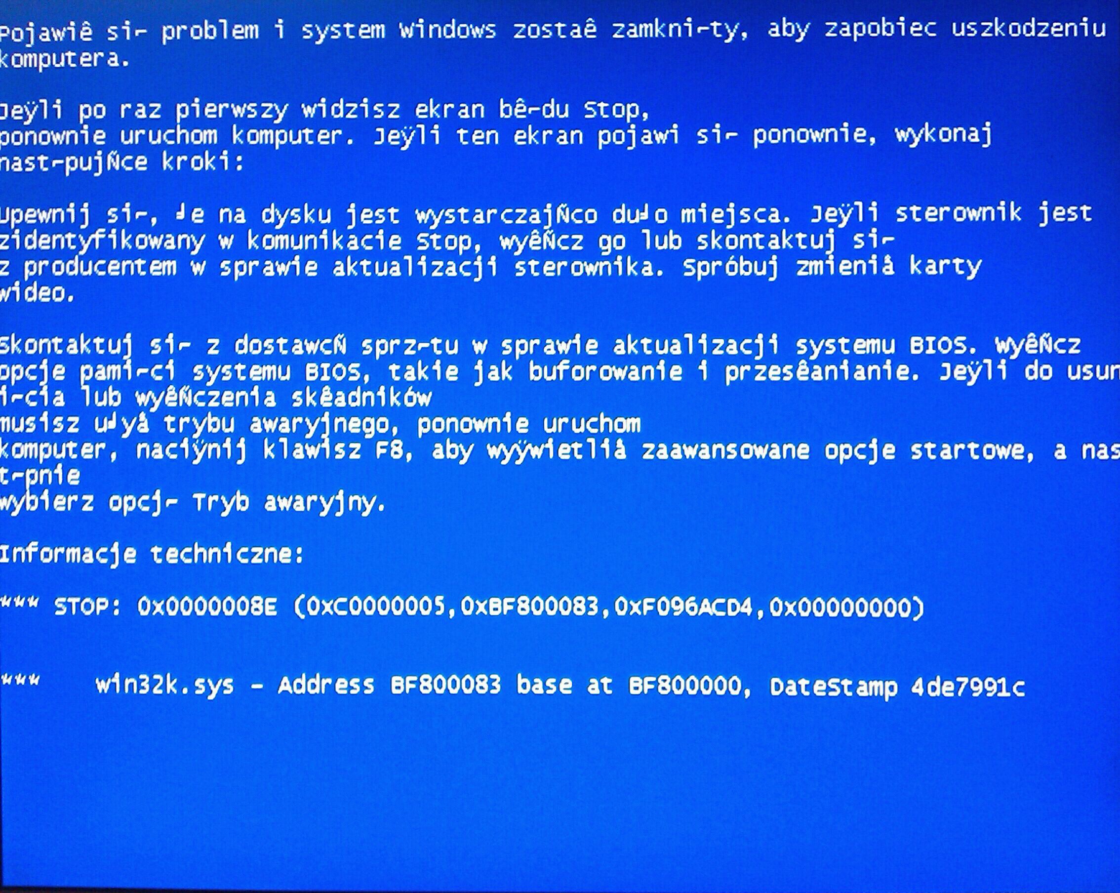 Blue Screen Windows Xp 66