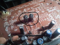 Thomson AM 1550  - Jeden kana� cicho gra/czyszczenie PCB z elektrolitu