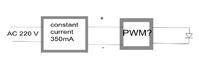 1W POWER LED, zasilacz 350mA, czy mo�na pwm?