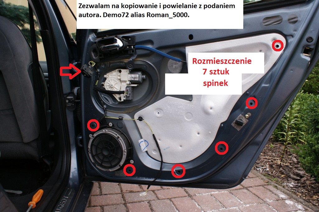 Peugeot 407 | Demontaż Tapicerki Tylnych I Przednich Drzwi W Peugeot 407 | Peugeot Forum