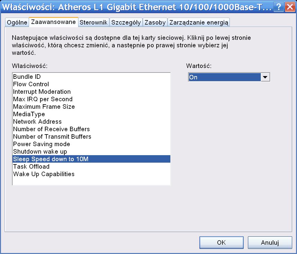 Atheros L1 Gigabit Ethernet 10 100 1000base T Controller   -  9