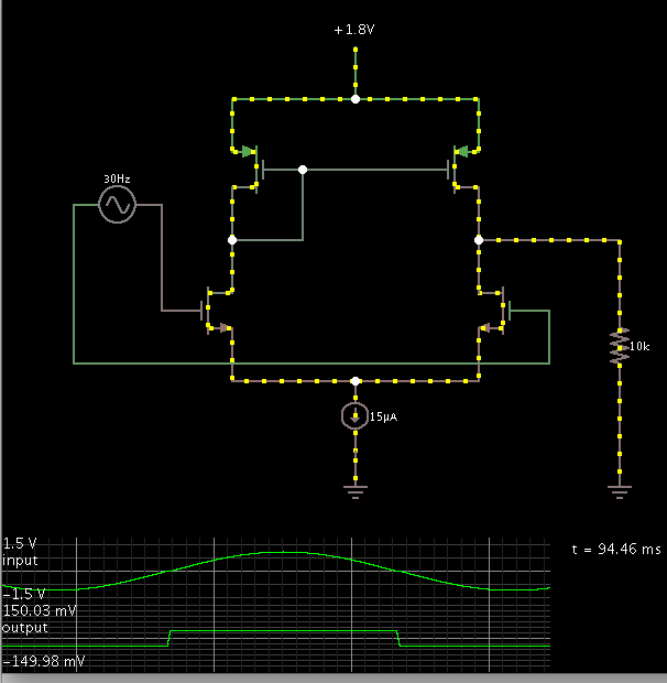 Differential Amplifier (Cadence & Simulation)