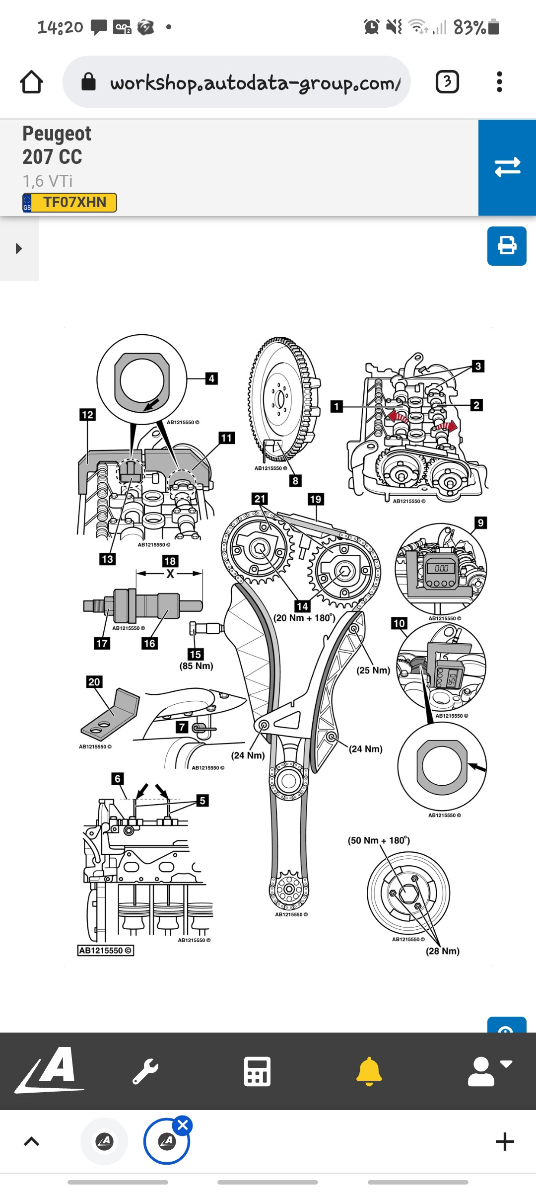 Schemat Ustawienia Rozrz Du Peugeot V Vti