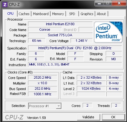 Podkr�canie procesora ponad 2.5GHz