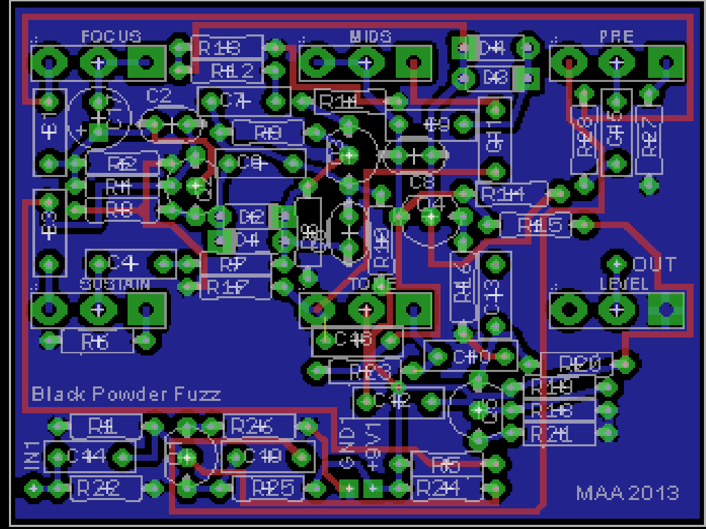 Guitar Pedal PCB Design