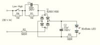 Bia�e LED zasilane napi�ciem 230V