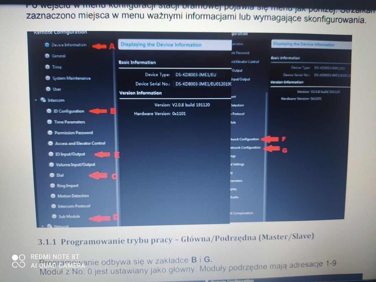 Stacja Bramowa Ds Kv Wme Oraz Monitory Kh Konfiguracja