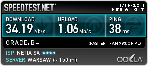 Gigantyczna ilo�� b��d�w FEC na linii VDSL2 w Netii