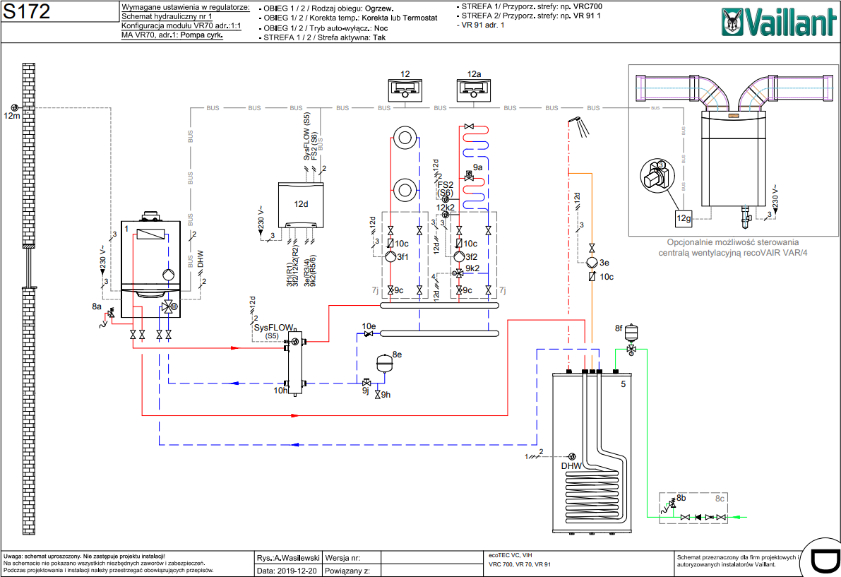 Connecting Danfoss Link Br Relay To Vaillant Ecotec Plus Boiler