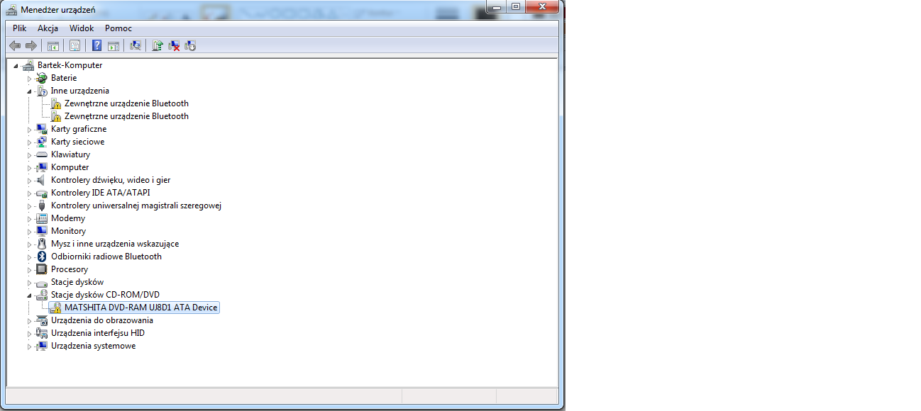 MATSHITA DVD-RAM UJ-852S ATA Device - updated driver
