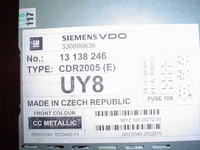 [Sprzedam] radio cdr2005 siemens vdo opel// wy�wietlacz gid