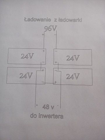 Rozwiązano Połączenie akumulatorów trakcyjnych w nietypowy sposób