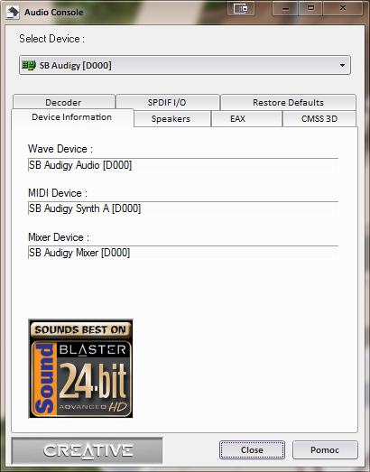 Download Driver Sound Blaster Ct4830 Windows 7