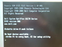 Dell Gx270 po �adowaniu nie widzi dysku