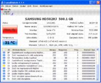 B��d danych CRC na dysku SAMSUNG HD502HJ - odzysk danych.