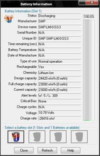 Bateria Fujitsu Siemens SMP-LMXXSS3