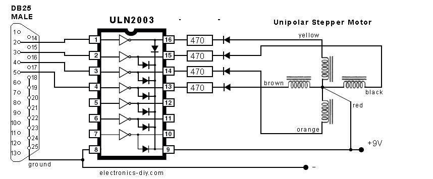 Схема Драйвера Шагового Линейного Двигателя Какие Именно Диоды