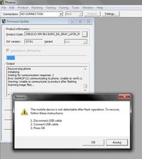 Nokia 2700c b�ad przy pr�bie wgrywania Softa