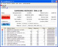 B��d danych CRC na dysku SAMSUNG HD502HJ - odzysk danych.