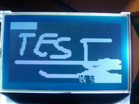 ATmega + LCD graficzny 132x65 (LT13264 kontroler SPLC501C)