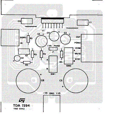 Funkcje TDA7294? Schemat montażowy TDA7294. Wytłumaczenie.