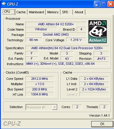 AMD Athlon X2 5200 - Komputer działa wolniej po wymianie z Sempron 3000