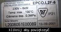 Elektryczny kocioł CO EPCO.L2F-6, wybija bezpiecznik 20A Elektryczny kocioł CO EPCO.L2F-6, wybija bezpiecznik 20A