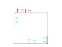 Rozmieszczenie wentylatorów w obudowie