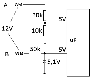 12V -> 5V stan logiczny na procesor 12V -> 5V stan logiczny na procesor