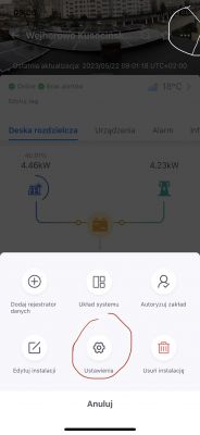 Sofar 50 KTLX-G3 i Chint DTSU666, nie komunikują się