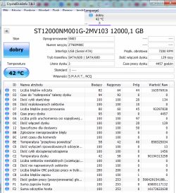 Seagate USB w plastikowej obudowie - temperatura 60°C bez odczytu, czy to normalne?