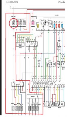 Nissan Qashqai 1,6 dci - Sterowanie przekaźnikami grzałek nurnikowych