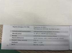 Fragment instrukcji obsługi dotyczący termostatu.