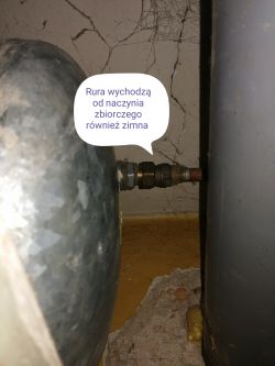 Instalacja C.O grzejniki ciepłe woda z boliera zimna