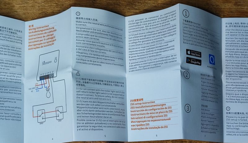 Sonoff ZBMini Installation Instructions User manual for Sonoff ZBMini relay.