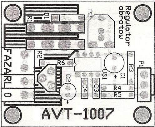 AVT 1007 (regulator obrotów silnika)- zasada działania. AVT 1007 (regulator obrotów silnika)- zasada działania.