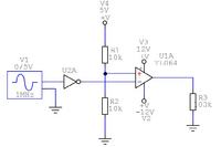 Wzmacniacz 1Hz-1MHz na +-15V