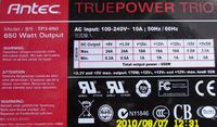 Antec model: TP3-650 uszkodzony element (kondensator, termistor czy warystor)? Antec model: TP3-650 uszkodzony element (kondensator, termistor czy warystor)?