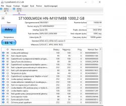 Przenośny dysk HDD ST1000LM024 - Nie widoczny w systemie
