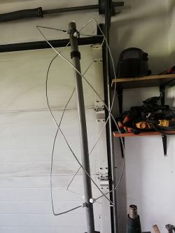 Antena dyskowo-stożkowa z siatki aluminiowej