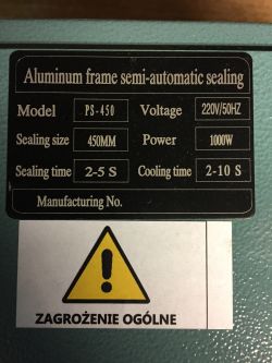 Zgrzewarka pół-automatyczna PS - Po kilku prawidłowych zgrzewach wywala bezpiecz