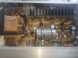 Unitra PW8010: Przygotowanie wzmacniacza do pracy, kontrola kondensatorów, elwa 4700uF 40V
