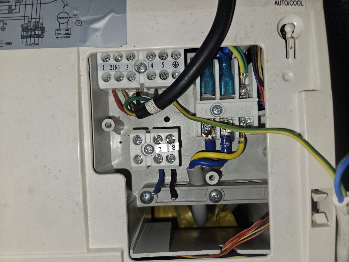 [Rozwiązano] Podłączenie elektryki w jednostce zewnętrznej ...