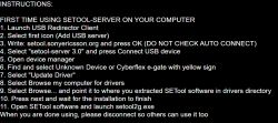 Instrukcja podłączenia SETOOL-server przez USB Redirector na czarnym tle